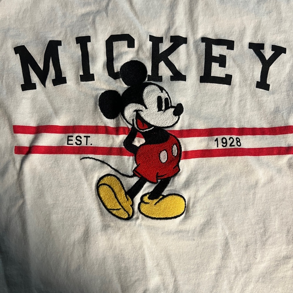 Vintage Disney Mickey Mouse Kids Shirt - Black, Red, and Yellow